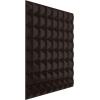 imageEkena Millwork WP20X20BRWH 19 58quotW x 19 58quotH Bradford EnduraWall Decorative 3D Wall Panel Covers 267 Sq FtMetallic Rust Mist