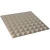 imageEkena Millwork WP20X20BRWH 19 58quotW x 19 58quotH Bradford EnduraWall Decorative 3D Wall Panel Covers 267 Sq FtMetallic Silver