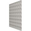 imageEkena Millwork WP20X20BRWH 19 58quotW x 19 58quotH Bradford EnduraWall Decorative 3D Wall Panel Covers 267 Sq FtMystic Brown