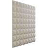 imageEkena Millwork WP20X20BRWH 19 58quotW x 19 58quotH Bradford EnduraWall Decorative 3D Wall Panel Covers 267 Sq FtSatin Blossom White