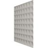 imageEkena Millwork WP20X20BRWH 19 58quotW x 19 58quotH Bradford EnduraWall Decorative 3D Wall Panel Covers 267 Sq FtSatin Hunt Club Green