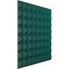 imageEkena Millwork WP20X20BRWH 19 58quotW x 19 58quotH Bradford EnduraWall Decorative 3D Wall Panel Covers 267 Sq FtSatin Lagoon