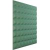 imageEkena Millwork WP20X20BRWH 19 58quotW x 19 58quotH Bradford EnduraWall Decorative 3D Wall Panel Covers 267 Sq FtSea Mist