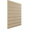 imageEkena Millwork WP20X20BRWH 19 58quotW x 19 58quotH Bradford EnduraWall Decorative 3D Wall Panel Covers 267 Sq FtSmokey Beige