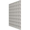 imageEkena Millwork WP20X20BRWH 19 58quotW x 19 58quotH Bradford EnduraWall Decorative 3D Wall Panel Covers 267 Sq FtSmokey Beige
