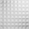 imageEkena Millwork WP20X20BRWH 19 58quotW x 19 58quotH Bradford EnduraWall Decorative 3D Wall Panel Covers 267 Sq FtWhite