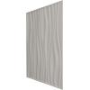 imageEkena Millwork WP20X20LEWH 19 58quotW x 19 58quotH Leandros EnduraWall Decorative 3D Wall Panel Covers 267 Sq Ft  WhiteAged Copper