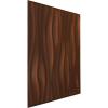 imageEkena Millwork WP20X20LEWH 19 58quotW x 19 58quotH Leandros EnduraWall Decorative 3D Wall Panel Covers 267 Sq Ft  WhiteAged Metallic Rust