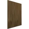 imageEkena Millwork WP20X20LEWH 19 58quotW x 19 58quotH Leandros EnduraWall Decorative 3D Wall Panel Covers 267 Sq Ft  WhiteChampagne Bronze