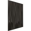 imageEkena Millwork WP20X20LEWH 19 58quotW x 19 58quotH Leandros EnduraWall Decorative 3D Wall Panel Covers 267 Sq Ft  WhiteCharcoal
