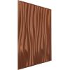 imageEkena Millwork WP20X20LEWH 19 58quotW x 19 58quotH Leandros EnduraWall Decorative 3D Wall Panel Covers 267 Sq Ft  WhiteCopper