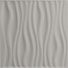 imageEkena Millwork WP20X20LEWH 19 58quotW x 19 58quotH Leandros EnduraWall Decorative 3D Wall Panel Covers 267 Sq Ft  WhiteGalaxy
