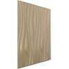 imageEkena Millwork WP20X20LEWH 19 58quotW x 19 58quotH Leandros EnduraWall Decorative 3D Wall Panel Covers 267 Sq Ft  WhiteMetallic Champagne Mist