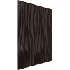 imageEkena Millwork WP20X20LEWH 19 58quotW x 19 58quotH Leandros EnduraWall Decorative 3D Wall Panel Covers 267 Sq Ft  WhiteMetallic Rust Mist