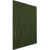 imageEkena Millwork WP20X20LEWH 19 58quotW x 19 58quotH Leandros EnduraWall Decorative 3D Wall Panel Covers 267 Sq Ft  WhiteSatin Canyon Green