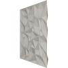 imageEkena Millwork WP20X20LTWH 19 58quotW x 19 58quotH Leto EnduraWall Decorative 3D Wall Panel Covers 267 Sq FtAged Copper
