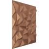 imageEkena Millwork WP20X20LTWH 19 58quotW x 19 58quotH Leto EnduraWall Decorative 3D Wall Panel Covers 267 Sq FtAged Copper