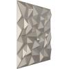 imageEkena Millwork WP20X20LTWH 19 58quotW x 19 58quotH Leto EnduraWall Decorative 3D Wall Panel Covers 267 Sq FtAluminum