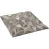 imageEkena Millwork WP20X20LTWH 19 58quotW x 19 58quotH Leto EnduraWall Decorative 3D Wall Panel Covers 267 Sq FtAluminum