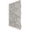 imageEkena Millwork WP20X20LTWH 19 58quotW x 19 58quotH Leto EnduraWall Decorative 3D Wall Panel Covers 267 Sq FtAntique Brass