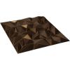 imageEkena Millwork WP20X20LTWH 19 58quotW x 19 58quotH Leto EnduraWall Decorative 3D Wall Panel Covers 267 Sq FtAntique Brass