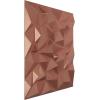 imageEkena Millwork WP20X20LTWH 19 58quotW x 19 58quotH Leto EnduraWall Decorative 3D Wall Panel Covers 267 Sq FtChampagne Pink