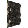 imageEkena Millwork WP20X20LTWH 19 58quotW x 19 58quotH Leto EnduraWall Decorative 3D Wall Panel Covers 267 Sq FtCharcoal