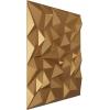 imageEkena Millwork WP20X20LTWH 19 58quotW x 19 58quotH Leto EnduraWall Decorative 3D Wall Panel Covers 267 Sq FtGold