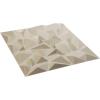 imageEkena Millwork WP20X20LTWH 19 58quotW x 19 58quotH Leto EnduraWall Decorative 3D Wall Panel Covers 267 Sq FtMetalic Pearl Mist