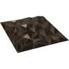 imageEkena Millwork WP20X20LTWH 19 58quotW x 19 58quotH Leto EnduraWall Decorative 3D Wall Panel Covers 267 Sq FtMetallic Dark Bronze