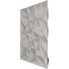 imageEkena Millwork WP20X20LTWH 19 58quotW x 19 58quotH Leto EnduraWall Decorative 3D Wall Panel Covers 267 Sq FtMetallic Dark Bronze