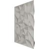 imageEkena Millwork WP20X20LTWH 19 58quotW x 19 58quotH Leto EnduraWall Decorative 3D Wall Panel Covers 267 Sq FtMetallic Rust Mist