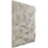 imageEkena Millwork WP20X20LTWH 19 58quotW x 19 58quotH Leto EnduraWall Decorative 3D Wall Panel Covers 267 Sq FtSatin Blossom White