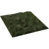 imageEkena Millwork WP20X20LTWH 19 58quotW x 19 58quotH Leto EnduraWall Decorative 3D Wall Panel Covers 267 Sq FtSatin Canyon Green