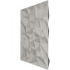 imageEkena Millwork WP20X20LTWH 19 58quotW x 19 58quotH Leto EnduraWall Decorative 3D Wall Panel Covers 267 Sq FtSatin Canyon Green