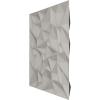 imageEkena Millwork WP20X20LTWH 19 58quotW x 19 58quotH Leto EnduraWall Decorative 3D Wall Panel Covers 267 Sq FtSatin Hunt Club Green