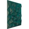 imageEkena Millwork WP20X20LTWH 19 58quotW x 19 58quotH Leto EnduraWall Decorative 3D Wall Panel Covers 267 Sq FtSatin Lagoon