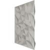 imageEkena Millwork WP20X20LTWH 19 58quotW x 19 58quotH Leto EnduraWall Decorative 3D Wall Panel Covers 267 Sq FtSatin Lagoon
