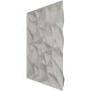 imageEkena Millwork WP20X20LTWH 19 58quotW x 19 58quotH Leto EnduraWall Decorative 3D Wall Panel Covers 267 Sq FtSea Mist