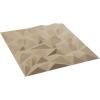 imageEkena Millwork WP20X20LTWH 19 58quotW x 19 58quotH Leto EnduraWall Decorative 3D Wall Panel Covers 267 Sq FtSmokey Beige