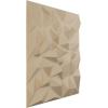 imageEkena Millwork WP20X20LTWH 19 58quotW x 19 58quotH Leto EnduraWall Decorative 3D Wall Panel Covers 267 Sq FtSmokey Beige