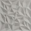 imageEkena Millwork WP20X20LTWH 19 58quotW x 19 58quotH Leto EnduraWall Decorative 3D Wall Panel Covers 267 Sq FtVintage Gold