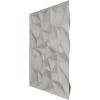 imageEkena Millwork WP20X20LTWH 19 58quotW x 19 58quotH Leto EnduraWall Decorative 3D Wall Panel Covers 267 Sq FtVintage Gold