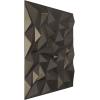 imageEkena Millwork WP20X20LTWH 19 58quotW x 19 58quotH Leto EnduraWall Decorative 3D Wall Panel Covers 267 Sq FtWeathered Steel
