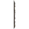 imageEkena Millwork WP20X20LTWH 19 58quotW x 19 58quotH Leto EnduraWall Decorative 3D Wall Panel Covers 267 Sq FtWeathered Steel