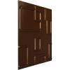 imageEkena Millwork WP20X20ODWH 19 58quotW x 19 58quotH Odessa EnduraWall Decorative 3D Wall Panel Covers 267 Sq FtWhiteMetallic Dark Copper