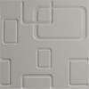 imageEkena Millwork WP20X20ODWH 19 58quotW x 19 58quotH Odessa EnduraWall Decorative 3D Wall Panel Covers 267 Sq FtWhiteTextured Metallic Galaxy