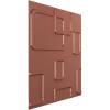 imageEkena Millwork WP20X20ODWH 19 58quotW x 19 58quotH Odessa EnduraWall Decorative 3D Wall Panel Covers 267 Sq FtWhiteUniversal Pearl Metallic Champagne Pink