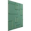 imageEkena Millwork WP20X20ODWH 19 58quotW x 19 58quotH Odessa EnduraWall Decorative 3D Wall Panel Covers 267 Sq FtWhiteUniversal Pearl Metallic Sea Mist