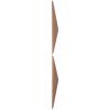 imageEkena Millwork WP20X20RIWH 19 58quotW x 19 58quotH Richmond EnduraWall Decorative 3D Wall Panel Covers 267 Sq FtAged Copper